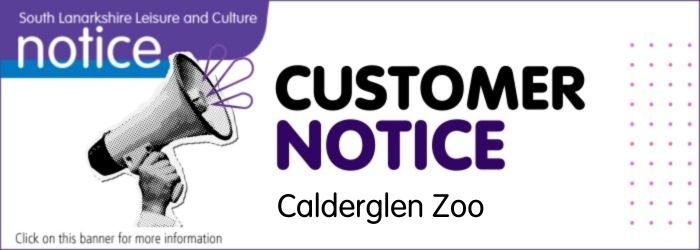 Calderglen Zoo temporary closure
