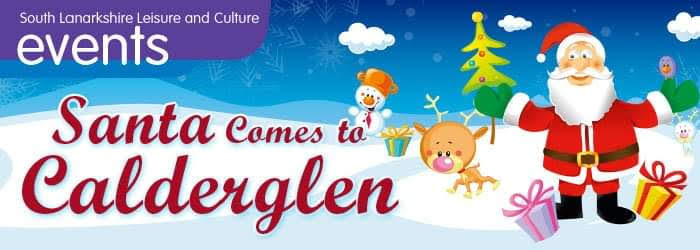 Santa comes to Calderglen! Slider image
